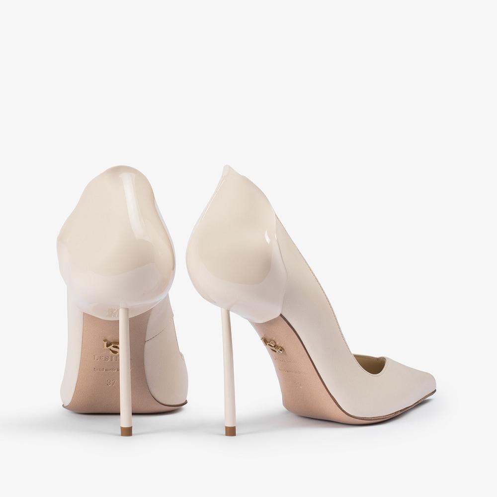 White Le Silla LES NUANCES PETALO PUMP 100 mm | USA_LS90480