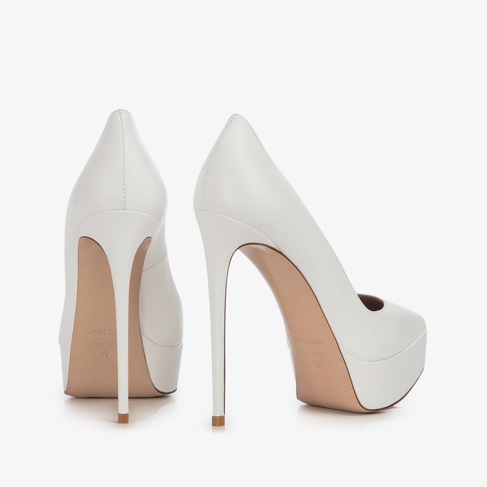 White Le Silla UMA PUMP 140 mm | USA_LS88984