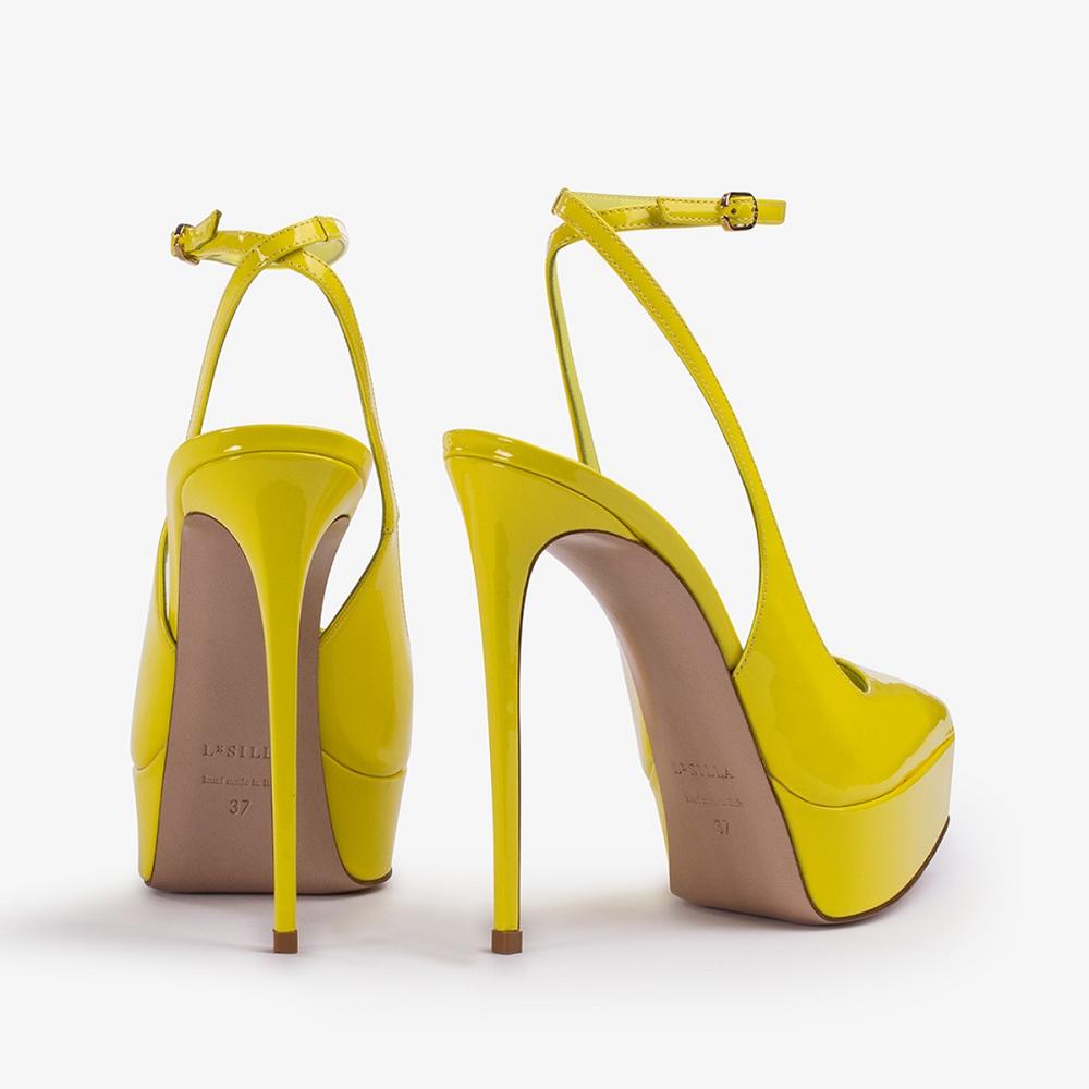 Yellow Le Silla UMA SLINGBACK 140 mm | USA_LS26929