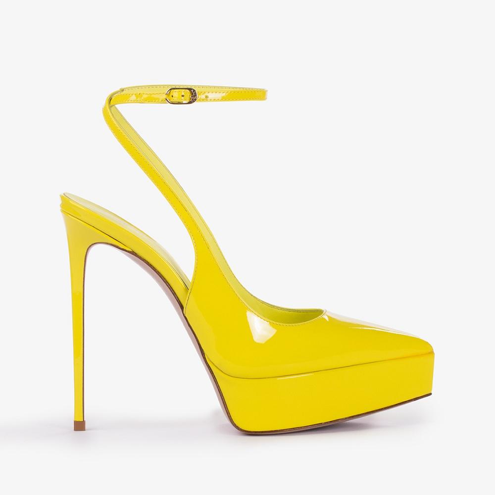 Yellow Le Silla UMA SLINGBACK 140 mm | USA_LS26929